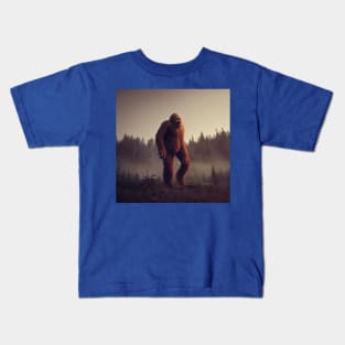 Sasquatch in Nature Kids T-Shirt